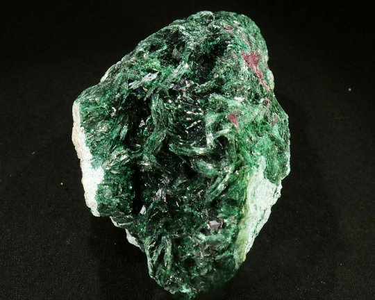 Sjælden Cuprite i kombination med krystallinsk Malachite. 3 bild. Congo, 412 gr 9 cm