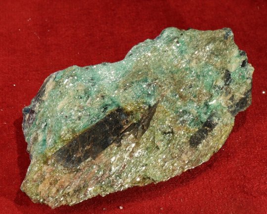 Kyanit krystaller i Fuchsite, Zimbabwe, 64 gr 7 cm