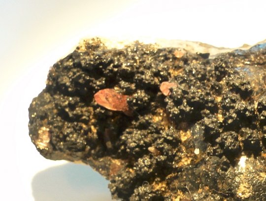 Lille Rhodocrosit krystal. Lille :-) og lidt ensom, Namibia, 222 gr, 9,5 cm